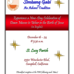 Simbang Gabi Flyer – 2017