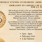 1st Monday Adoration
