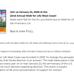 Walk for Life eNews English