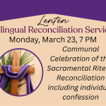 English Lenten Reconciliation Service Bilingual