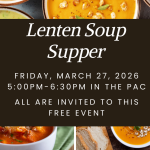 English Lenten Soup Supper