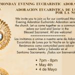 1st Monday Adoration Bulletin