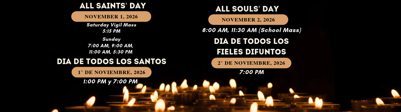All Saints’ All Souls’ Day Slider